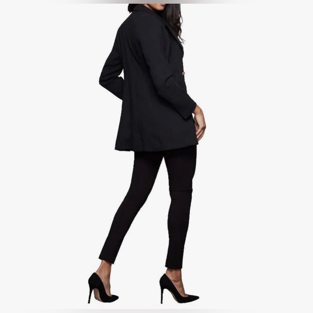 NWT Good American The Ponte Boss Pant High Rise Straight Leg Pull On Sz 4